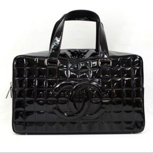 ❌❌SOLD❌❌🌸 Chanel Cc Bowler Patent Leather Bag🌸